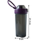 Side profile of 700 ML protein shaker bottle for gym use