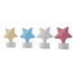 Hand holding a glowing Star LED Tealight Candle, highlighting its portable and safe design.