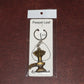 Antique finish metal keychain of Lord Shiva Shivaling with serpent