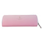 Compact makeup organizer pouch holding various beauty items