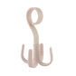 Rotating adhesive wall hook hanger for versatile home organization