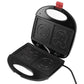 Non-stick cooking plates of the FirePot electric sandwich maker for easy cleaning.