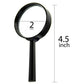 Exceptional clear magnification on small printed text with the 50mm lens.