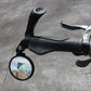 Bar End Bike Mirror package contents, including the mirror and a 5mm hex key for easy installation.