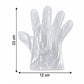 Packaging of disposable plastic gloves for hygienic tasks