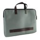Stylish business briefcase with secure zipper closure