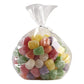 Empty clear cellophane bags for packaging small treats and bakery items