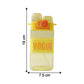 Portable kids water bottle with straw for active outdoor use