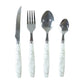 Modern stainless steel flatware set for everyday dining
