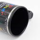 Fervent insulated travel mug with its lid removed, showing the wide opening for easy cleaning.