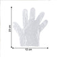 Close-up of disposable gloves for easy wearing