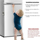Compact baby fridge door lock preventing toddler access