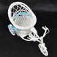 Side view of bicycle plastic flower pot stand for indoor use