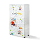 Packory kids plastic chest of drawers highlighting durable plastic construction