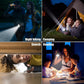 The multifunctional outdoor LED torch showcasing its strong beam and multiple light modes.