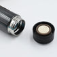 Portable stainless steel thermos bottle for hot and cold drinks