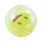 Transparent water ball with smiley emoji for kids sensory exploration