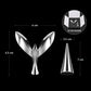 Stylish black rotating bottle opener with bird design and magnetic catcher