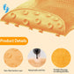 Silicone foot scrubber bath mat with massage brush for exfoliating and cleaning feet