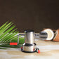 Compact kitchen coconut scraping tool with anti-slip vacuum base