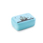 Plastic bath tub and mug in vibrant assorted colors from bathroom kit