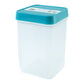 Smart seal plastic storage jar for dry food organization