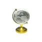 Top-down view of the Crystal World Globe, showcasing the detailed map and smooth crystal.