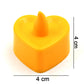 Hand holding a compact LED tealight, highlighting its portable and safe design.