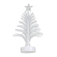 Close-up of the LED tree candle light base and battery compartment.
