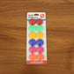 Colorful refrigerator magnets set used on whiteboard and fridge