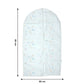 Folded garment covers for closet organization