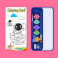Space design gift pack for children with art and coloring tools