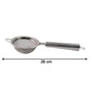Detailed view of stainless steel mesh of strainer