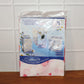 Folded durable waterproof washing machine cover for cleaning or storage