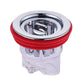Plastic sink drain filter for preventing debris and odour