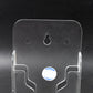 Durable ABS mobile holder securely displaying a phone on a bedroom wall.