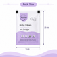 Baby wipes size 15x20cm, gentle cleansing for toddlers