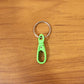 Mini lightweight plastic key hook with metal ring for keys