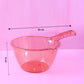Ergonomic handle detail on the kitchen washing and straining bowl