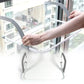 Detailed view of the plastic-coated metal bars ensuring rust resistance and durability.