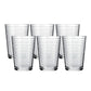 Side profile of break-resistant Plastic Ringo Glass 300ml tumbler