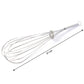 Stainless steel kitchen whisk tool for baking and cooking