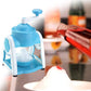 Multicolour ice slush maker for fun summer treats.