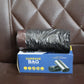 Neatly stored roll of heavy duty garbage bags, ideal for small spaces.