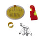 Neatly arranged 4 in 1 tailoring sewing kit showcasing threads and stitching tools