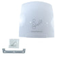 High speed wall mounted hand dryer in washroom