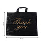 Compact foldable Thank You shopping tote bag for easy storage
