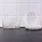 Tray and bowl set made of food-grade plastic for safe serving