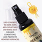 100 ML bottle of Beeswax Furniture Polish showcasing its natural wood and leather care benefits.