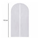 Dimensions of suit cover showing 118 cm size for long garments.